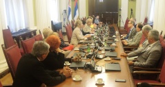 2 July 2015 The Head and members of the Parliamentary Friendship Group with Norway in meeting with the Norwegian Ambassador to Serbia